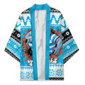Claus Shark Strikes Personalized Kimono Christmas Rugby League Spirit - Aussie Hoodie