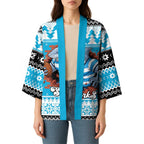 Claus Shark Strikes Personalized Kimono Christmas Rugby League Spirit - Aussie Hoodie