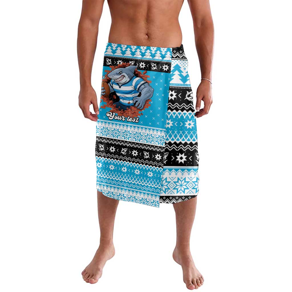 Claus Shark Strikes Personalized Lavalava Christmas Rugby League Spirit - Aussie Hoodie