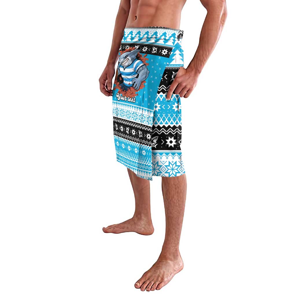 Claus Shark Strikes Personalized Lavalava Christmas Rugby League Spirit - Aussie Hoodie