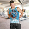 Claus Shark Strikes Personalized Men Tank Top Christmas Rugby League Spirit - Aussie Hoodie