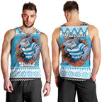 Claus Shark Strikes Personalized Men Tank Top Christmas Rugby League Spirit - Aussie Hoodie