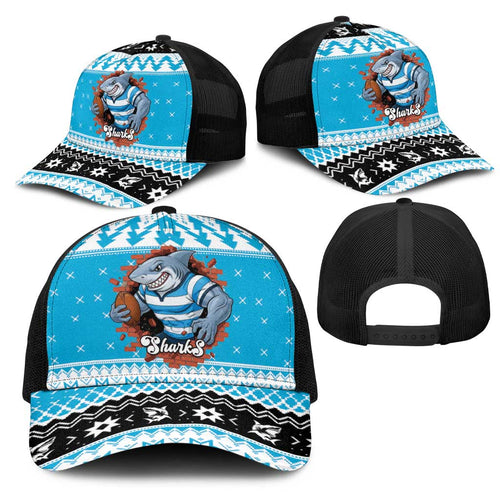 Claus Shark Strikes Mesh Trucker Cap Christmas Rugby League Spirit - Aussie Hoodie