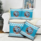 Claus Shark Strikes Personalized Pillow Cover Christmas Rugby League Spirit - Aussie Hoodie