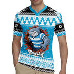 Claus Shark Strikes Personalized Rugby Jersey Christmas Rugby League Spirit - Aussie Hoodie