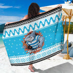 Claus Shark Strikes Personalized Sarong Christmas Rugby League Spirit - Aussie Hoodie