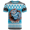 Claus Shark Strikes Personalized T Shirt Christmas Rugby League Spirit - Aussie Hoodie