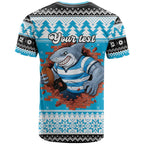 Claus Shark Strikes Personalized T Shirt Christmas Rugby League Spirit - Aussie Hoodie