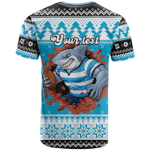 Claus Shark Strikes Personalized T Shirt Christmas Rugby League Spirit - Aussie Hoodie