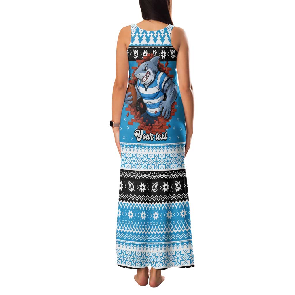 Claus Shark Strikes Personalized Tank Maxi Dress Christmas Rugby League Spirit - Aussie Hoodie