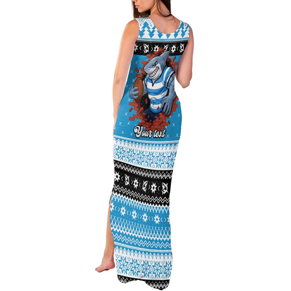 Claus Shark Strikes Personalized Tank Maxi Dress Christmas Rugby League Spirit - Aussie Hoodie
