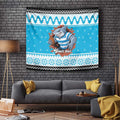 Claus Shark Strikes Personalized Tapestry Christmas Rugby League Spirit - Aussie Hoodie