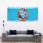 Claus Shark Strikes Personalized Tapestry Christmas Rugby League Spirit - Aussie Hoodie