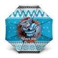 Claus Shark Strikes Personalized Umbrella Christmas Rugby League Spirit - Aussie Hoodie