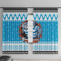 Claus Shark Strikes Personalized Window Curtain Christmas Rugby League Spirit - Aussie Hoodie