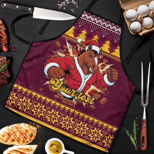 Jingle Broncos Jump Personalized Apron Christmas Rugby League Spirit - Aussie Hoodie