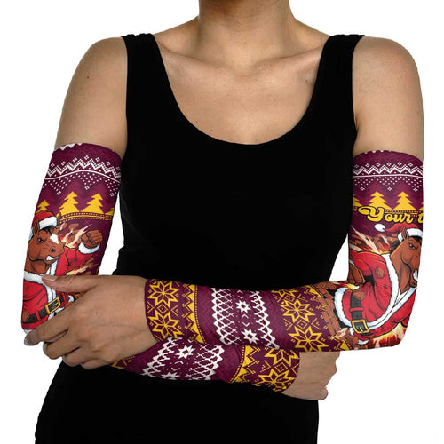 Jingle Broncos Jump Personalized Arm Sleeves Christmas Rugby League Spirit - Aussie Hoodie