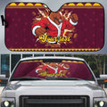 Jingle Broncos Jump Personalized Auto Sun Shade Christmas Rugby League Spirit - Aussie Hoodie
