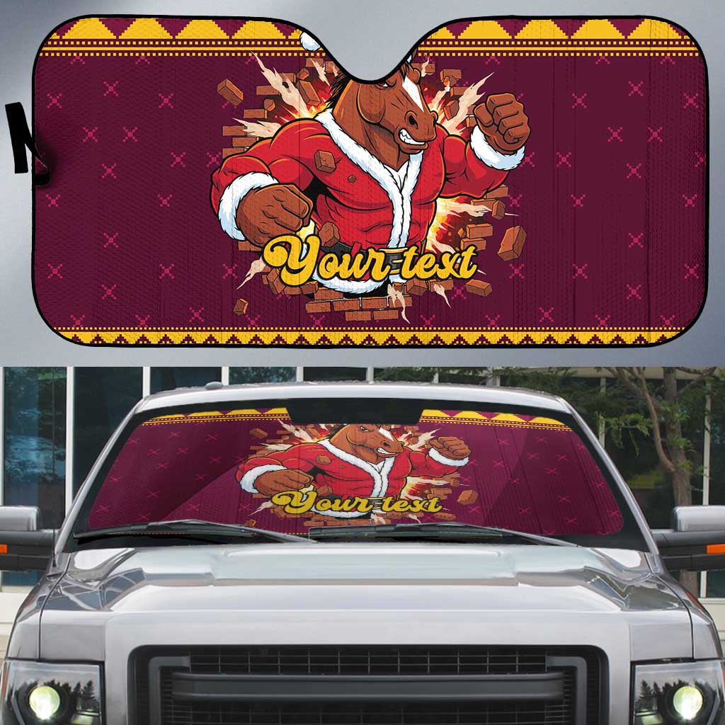 Jingle Broncos Jump Personalized Auto Sun Shade Christmas Rugby League Spirit - Aussie Hoodie