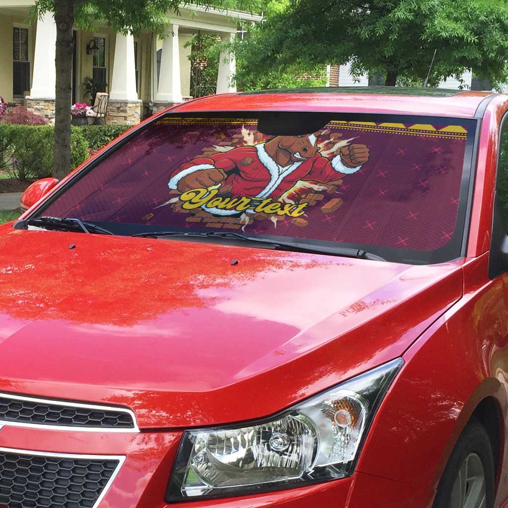 Jingle Broncos Jump Personalized Auto Sun Shade Christmas Rugby League Spirit - Aussie Hoodie