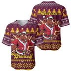 Jingle Broncos Jump Personalized Baseball Jersey Christmas Rugby League Spirit - Aussie Hoodie