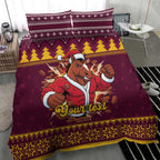 Jingle Broncos Jump Personalized Bedding Set Christmas Rugby League Spirit - Aussie Hoodie
