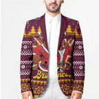 Jingle Broncos Jump Personalized Blazer Christmas Rugby League Spirit - Aussie Hoodie