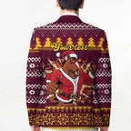 Jingle Broncos Jump Personalized Blazer Christmas Rugby League Spirit - Aussie Hoodie