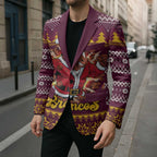 Jingle Broncos Jump Personalized Blazer Christmas Rugby League Spirit - Aussie Hoodie