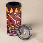 Jingle Broncos Jump Personalized 4 in 1 Can Cooler Tumbler Christmas Rugby League Spirit - Aussie Hoodie
