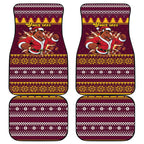 Jingle Broncos Jump Personalized Car Mats Christmas Rugby League Spirit - Aussie Hoodie