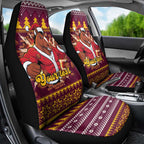 Jingle Broncos Jump Personalized Car Seat Cover Christmas Rugby League Spirit - Aussie Hoodie