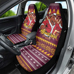 Jingle Broncos Jump Personalized Car Seat Cover Christmas Rugby League Spirit - Aussie Hoodie