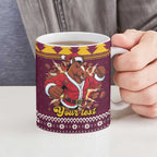 Jingle Broncos Jump Personalized Ceramic Mug Christmas Rugby League Spirit - Aussie Hoodie