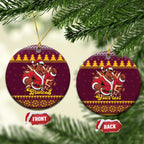 Jingle Broncos Jump Personalized Ceramic Ornament Christmas Rugby League Spirit - Aussie Hoodie