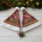 Jingle Broncos Jump Personalized Christmas Santa Hat Christmas Rugby League Spirit - Aussie Hoodie