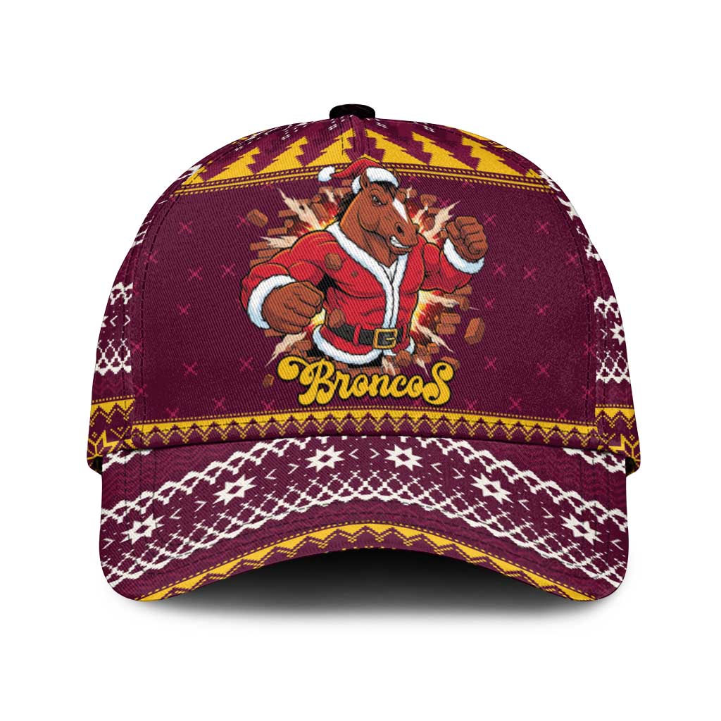 Jingle Broncos Jump Classic Cap Christmas Rugby League Spirit - Aussie Hoodie