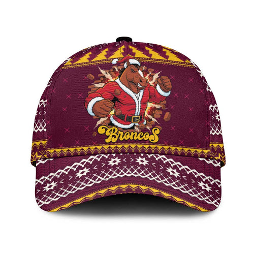Jingle Broncos Jump Classic Cap Christmas Rugby League Spirit - Aussie Hoodie