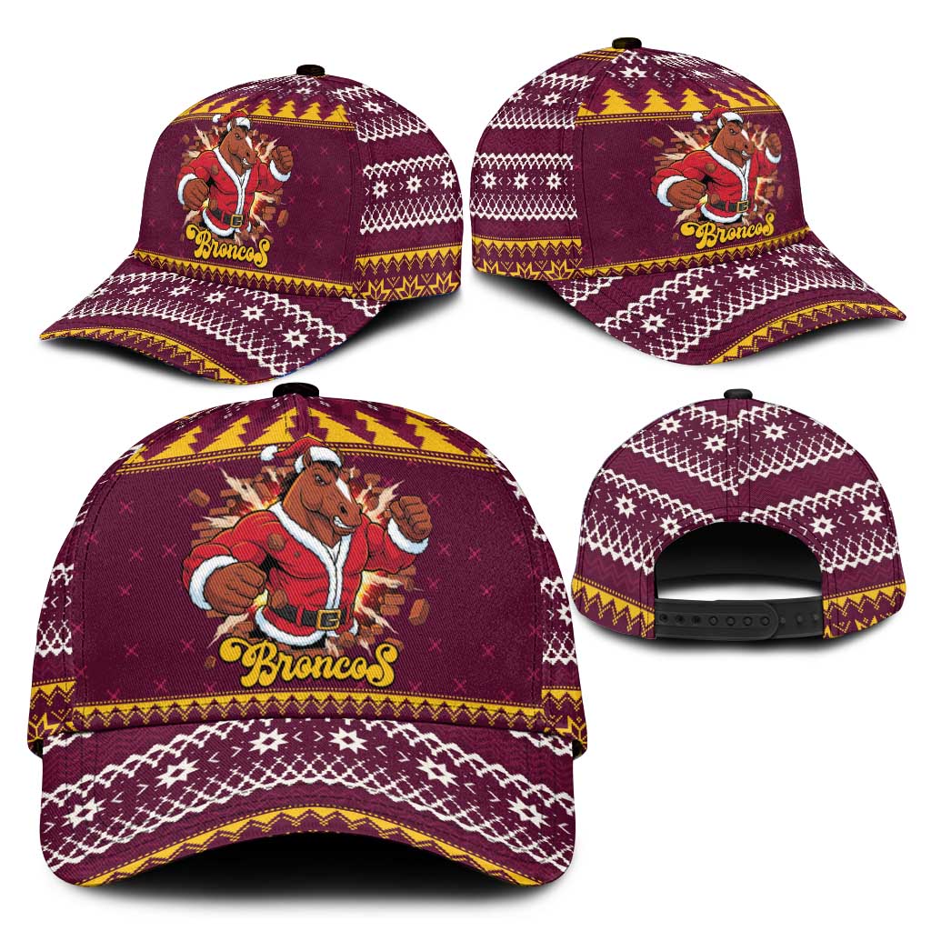 Jingle Broncos Jump Classic Cap Christmas Rugby League Spirit - Aussie Hoodie