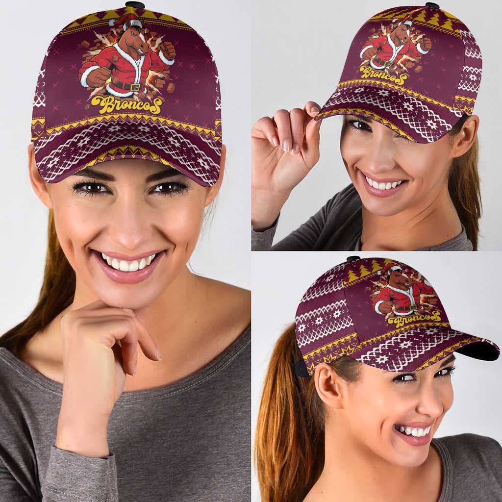 Jingle Broncos Jump Classic Cap Christmas Rugby League Spirit - Aussie Hoodie