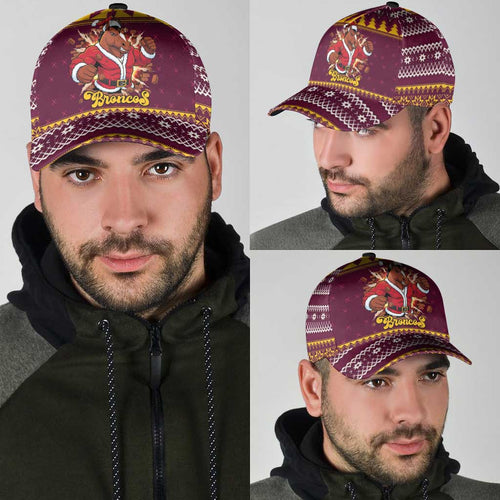Jingle Broncos Jump Classic Cap Christmas Rugby League Spirit - Aussie Hoodie