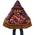 Jingle Broncos Jump Personalized Cloak Christmas Rugby League Spirit - Aussie Hoodie