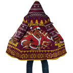 Jingle Broncos Jump Personalized Cloak Christmas Rugby League Spirit - Aussie Hoodie