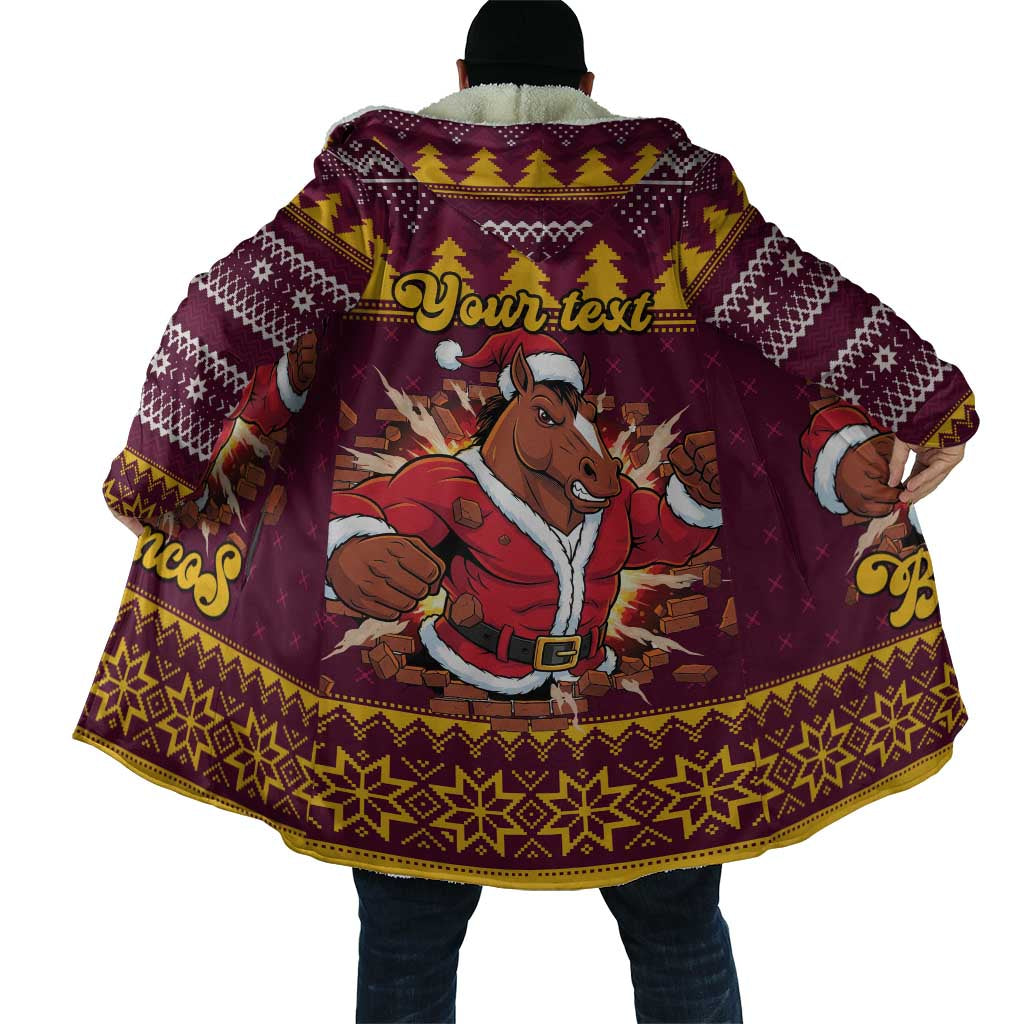 Jingle Broncos Jump Personalized Cloak Christmas Rugby League Spirit - Aussie Hoodie