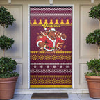 Jingle Broncos Jump Personalized Door Cover Christmas Rugby League Spirit - Aussie Hoodie