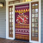 Jingle Broncos Jump Personalized Door Cover Christmas Rugby League Spirit - Aussie Hoodie