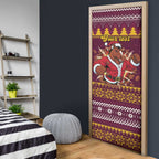 Jingle Broncos Jump Personalized Door Cover Christmas Rugby League Spirit - Aussie Hoodie