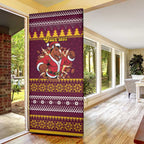 Jingle Broncos Jump Personalized Door Cover Christmas Rugby League Spirit - Aussie Hoodie