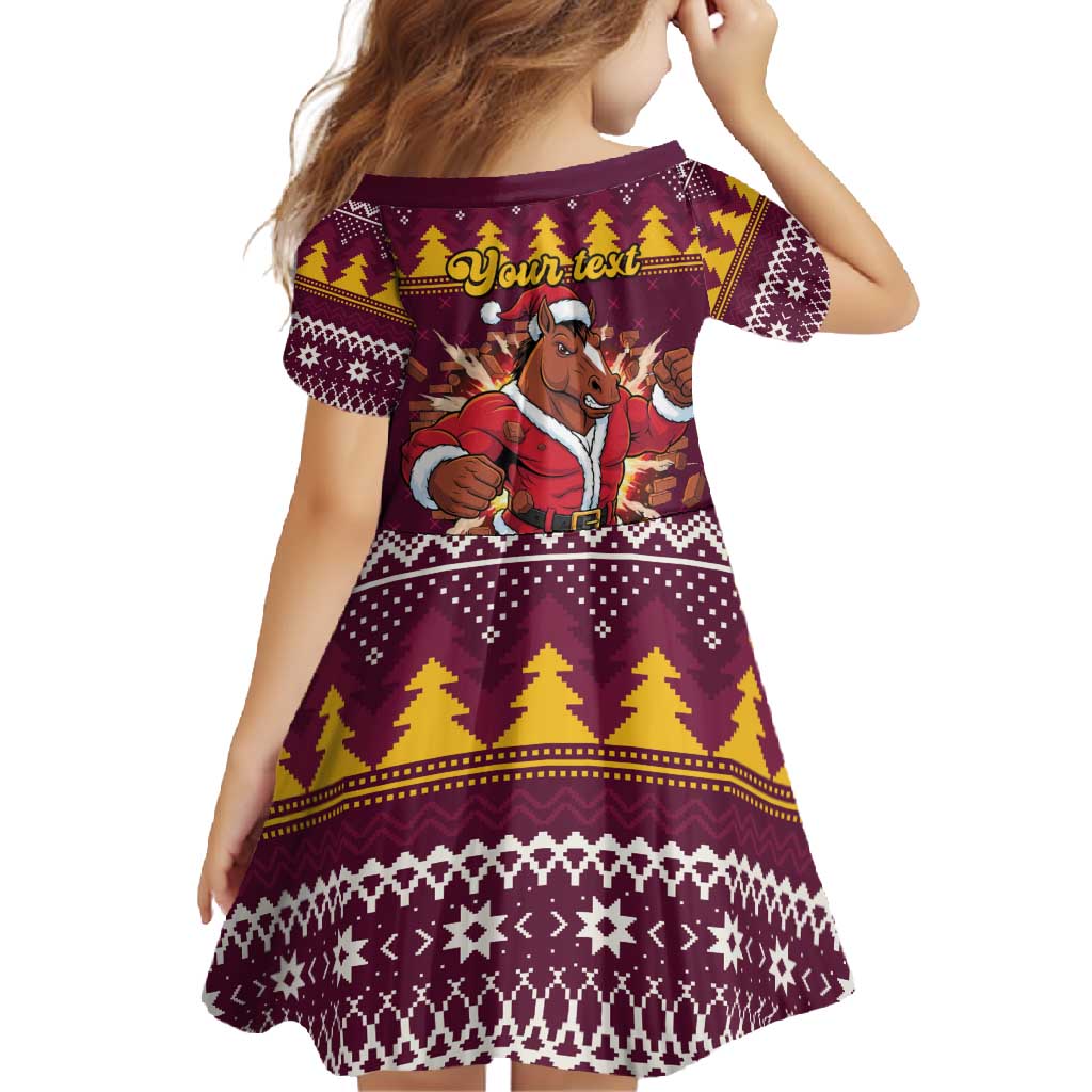 Jingle Broncos Jump Personalized Family Matching Long Sleeve Bodycon Dress and Hawaiian Shirt Christmas Rugby League Spirit - Aussie Hoodie