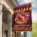 Jingle Broncos Jump Personalized Garden Flag Christmas Rugby League Spirit - Aussie Hoodie